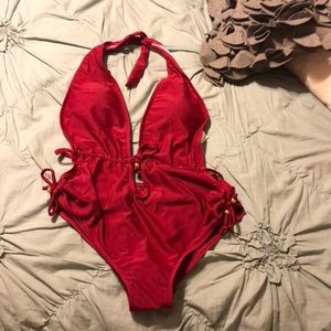 Backless monokini size Small NWOT